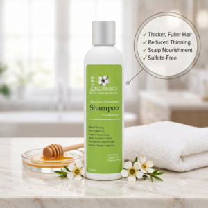 ResQ Organics Manuka Honey Shampoo – Aloe Volume & Gentle Cleanse
