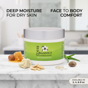 ResQ Organics Women’s Face & Body Moisturizer – Manuka Honey Deep Hydration