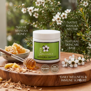 ResQ Organics New Zealand Manuka Honey – Certified MGO Raw Honey