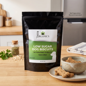 ResQ Organics Low-Sugar Dog Biscuits – Natural Handcrafted Rewards
