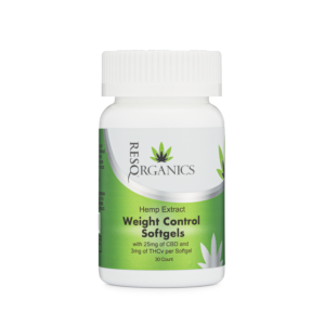 WEIGHT CONTROL SOFTGELS - 25mg CBD & 3mg THCv (30 COUNT)